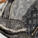 LOUIS VUITTON Monogram Denim Patchwork Speedy 30 Bag Gray M95381 LV Auth ki5785M-10