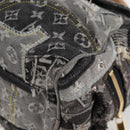 LOUIS VUITTON Monogram Denim Patchwork Speedy 30 Bag Gray M95381 LV Auth ki5785M-11