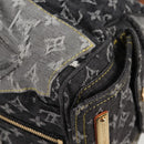 LOUIS VUITTON Monogram Denim Patchwork Speedy 30 Bag Gray M95381 LV Auth ki5785M-13