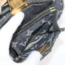 LOUIS VUITTON Monogram Denim Patchwork Speedy 30 Bag Gray M95381 LV Auth ki5785M-17