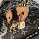 LOUIS VUITTON Monogram Denim Patchwork Speedy 30 Bag Gray M95381 LV Auth ki5785M-18