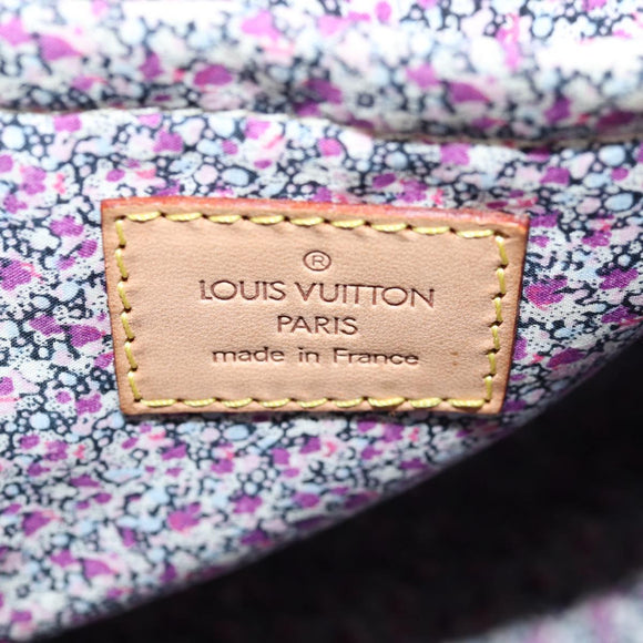 LOUIS VUITTON Monogram Denim Patchwork Speedy 30 Bag Gray M95381 LV Auth ki5785M
