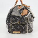 LOUIS VUITTON Monogram Denim Patchwork Speedy 30 Bag Gray M95381 LV Auth ki5785M-5