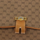 GUCCI Micro GG Supreme Shoulder Bag PVC Beige Gold Auth ki5787-14