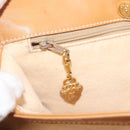 GUCCI Micro GG Supreme Shoulder Bag PVC Beige Gold Auth ki5787-22