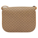 GUCCI Micro GG Supreme Shoulder Bag PVC Beige Gold Auth ki5787-3