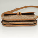 GUCCI Micro GG Supreme Shoulder Bag PVC Beige Gold Auth ki5787-9