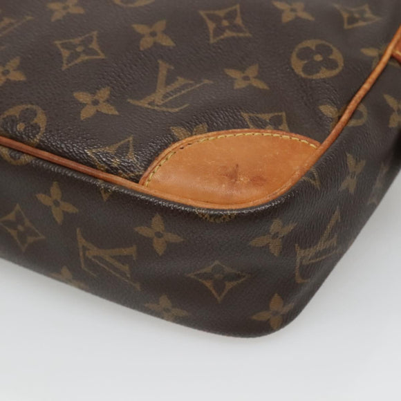LOUIS VUITTON Monogram Compiegne 28 Clutch Bag M51845 LV Auth ki5790