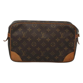 LOUIS VUITTON Monogram Compiegne 28 Clutch Bag M51845 LV Auth ki5790 - 0