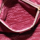 GUCCI GG Canvas Tote Bag Gold Beige pink 163288 Auth ki5792-20