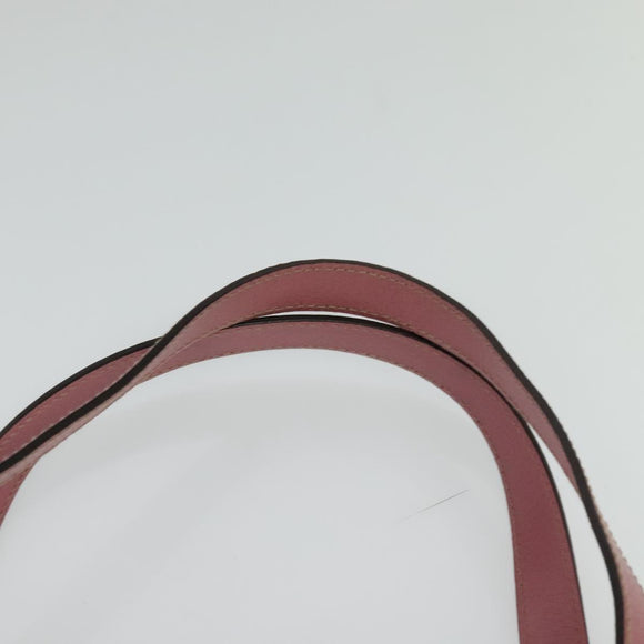 GUCCI GG Canvas Tote Bag Gold Beige pink 163288 Auth ki5792