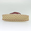 GUCCI GG Canvas Tote Bag Gold Beige pink 163288 Auth ki5792-5