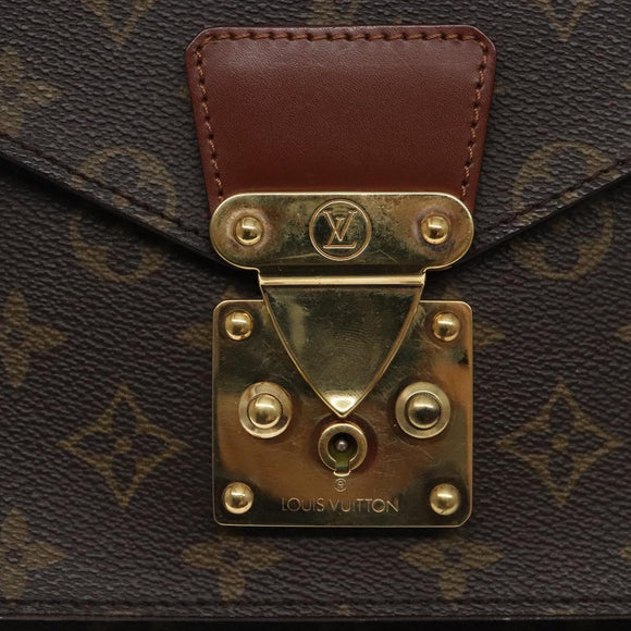 LOUIS VUITTON Monogram Monceau 28 Handtasche M51185 LV Auth ki5795