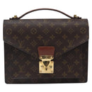 LOUIS VUITTON Monogram Monceau 28 Handtasche M51185 LV Auth ki5795-13