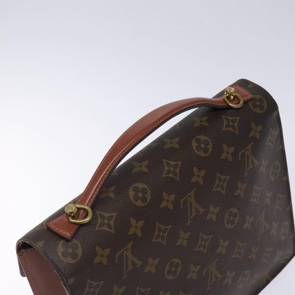 LOUIS VUITTON Monogram Monceau 28 Hand Bag M51185 LV Auth ki5795