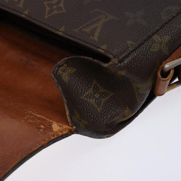 LOUIS VUITTON Monogram Saint Cloud GM Shoulder Bag Vintage M51242 LV Auth ki5800