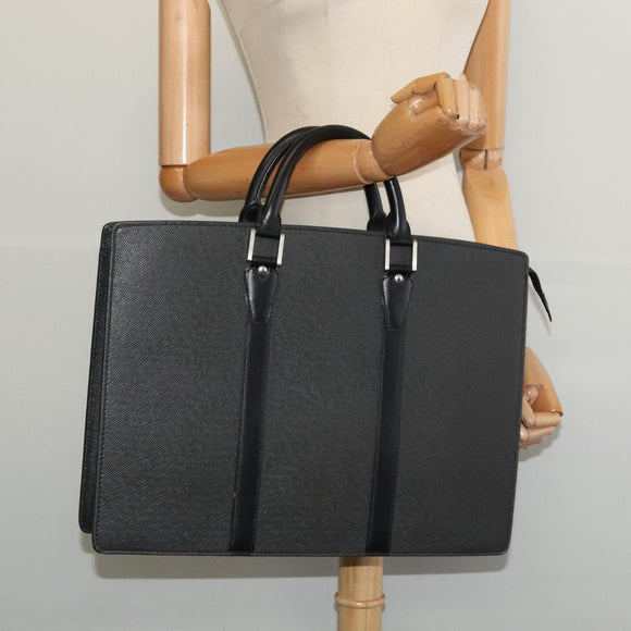 LOUIS VUITTON Taiga Porte Documents Rozan Bag Ardoise M30052 LV Auth ki5801