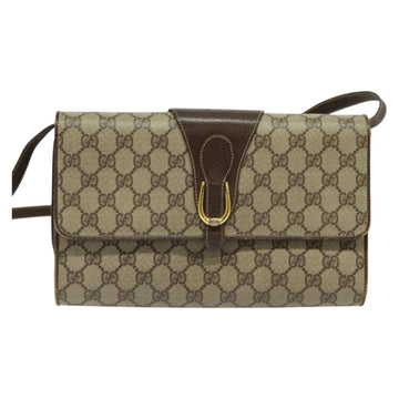 GUCCI GG Supreme Shoulder Bag PVC Beige Gold 904 02 050 Auth ki5803 - 0