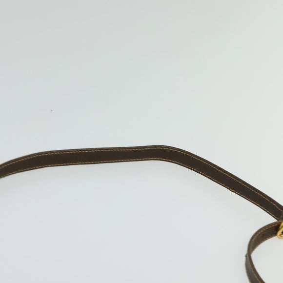 GUCCI GG Supreme Shoulder Bag PVC Beige Gold 904 02 050 Auth ki5803