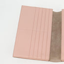 CELINE Large Multi Function Strap Wallet Leather Beige Auth ki5806V-19