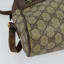 GUCCI GG Supreme Web Sherry Line Shoulder Bag PVC Beige 119 02 088 Auth ki5809-9