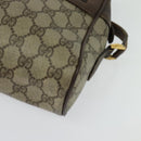 GUCCI GG Supreme Web Sherry Line Shoulder Bag PVC Beige 119 02 088 Auth ki5809-14