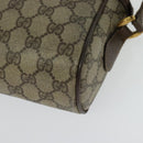 GUCCI GG Supreme Web Sherry Line Shoulder Bag PVC Beige 119 02 088 Auth ki5809-16