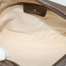 GUCCI GG Supreme Web Sherry Line Shoulder Bag PVC Beige 119 02 088 Auth ki5809-10