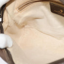 GUCCI GG Supreme Web Sherry Line Shoulder Bag PVC Beige 119 02 088 Auth ki5809-20