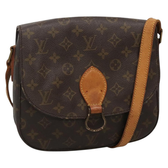 LOUIS VUITTON Monogram Saint Cloud GM Shoulder Bag M51242 LV Auth ki5810