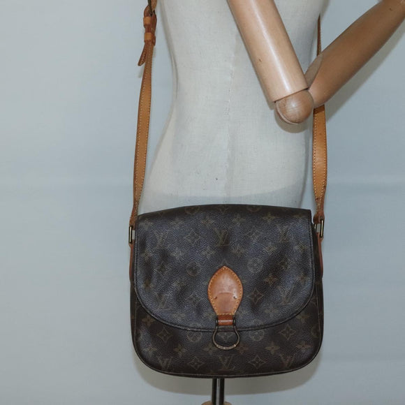 LOUIS VUITTON Monogram Saint Cloud GM Shoulder Bag M51242 LV Auth ki5810