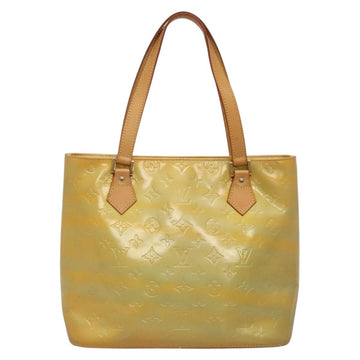 LOUIS VUITTON Monogram Vernis Houston Hand Bag Gris M91053 LV Auth ki5812 - 0