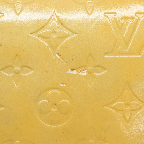 LOUIS VUITTON Monogram Vernis Houston Hand Bag Gris M91053 LV Auth ki5812