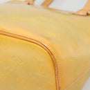 LOUIS VUITTON Monogram Vernis Houston Hand Bag Gris M91053 LV Auth ki5812-14