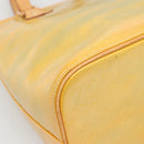 LOUIS VUITTON Monogram Vernis Houston Hand Bag Gris M91053 LV Auth ki5812-17