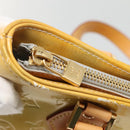 LOUIS VUITTON Monogram Vernis Houston Hand Bag Gris M91053 LV Auth ki5812-18