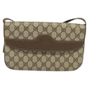 GUCCI GG Supreme Shoulder Bag PVC Beige Gold 004 256 0024 Auth ki5813-13