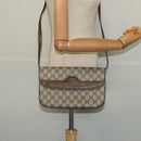 GUCCI GG Supreme Shoulder Bag PVC Beige Gold 004 256 0024 Auth ki5813-23