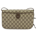 GUCCI GG Supreme Shoulder Bag PVC Beige Gold 004 256 0024 Auth ki5813-2