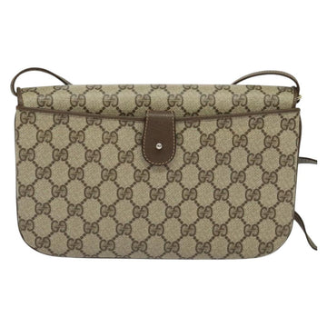 GUCCI GG Supreme Shoulder Bag PVC Beige Gold 004 256 0024 Auth ki5813 - 0