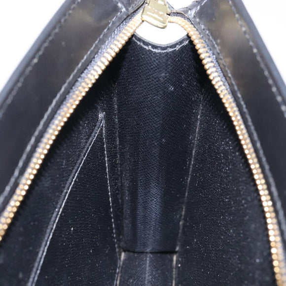 LOUIS VUITTON Epi Pochette Homme Clutch Bag Black Noir M52522 LV Auth ki5816