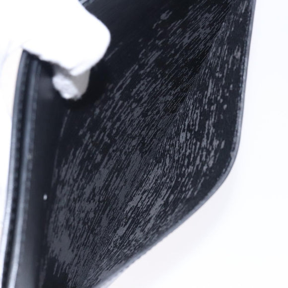 LOUIS VUITTON Epi Pochette Homme Clutch Bag Black Noir M52522 LV Auth ki5816