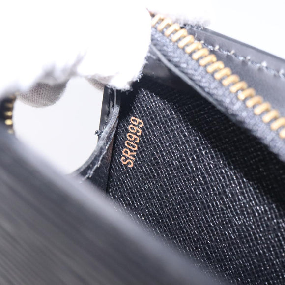 LOUIS VUITTON Epi Pochette Homme Clutch Bag Black Noir M52522 LV Auth ki5816