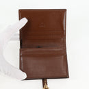 GUCCI GG Supreme Jackie WebbSherry Line Wallet PVC Beige 203495 Auth ki5817A-14