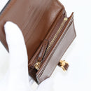 GUCCI GG Supreme Jackie WebbSherry Line Wallet PVC Beige 203495 Auth ki5817V-21