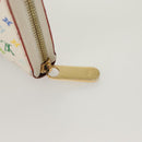 LOUIS VUITTON Monogram Multicolor Zippy Wallet White M60241 LV Auth ki5819-7