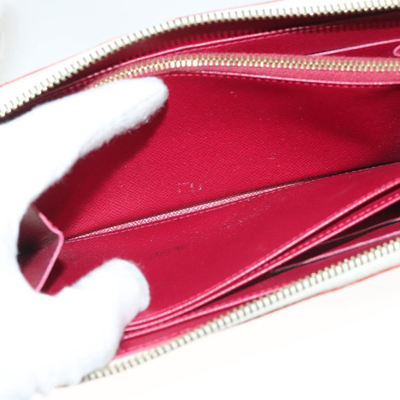 LOUIS VUITTON Monogram Multicolor Zippy Wallet White M60241 LV Auth ki5819