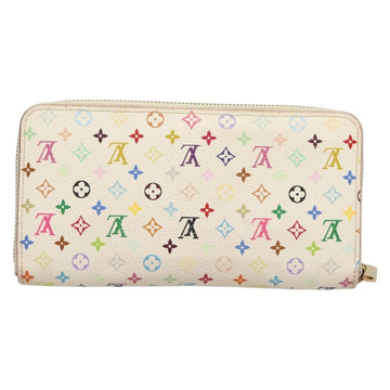 LOUIS VUITTON Monogram Multicolor Zippy Wallet White M60241 LV Auth ki5819 - 0