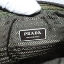 PRADA Waist bag Nylon Khaki Silver Auth ki5828-19