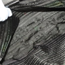 PRADA Waist bag Nylon Khaki Silver Auth ki5828-11